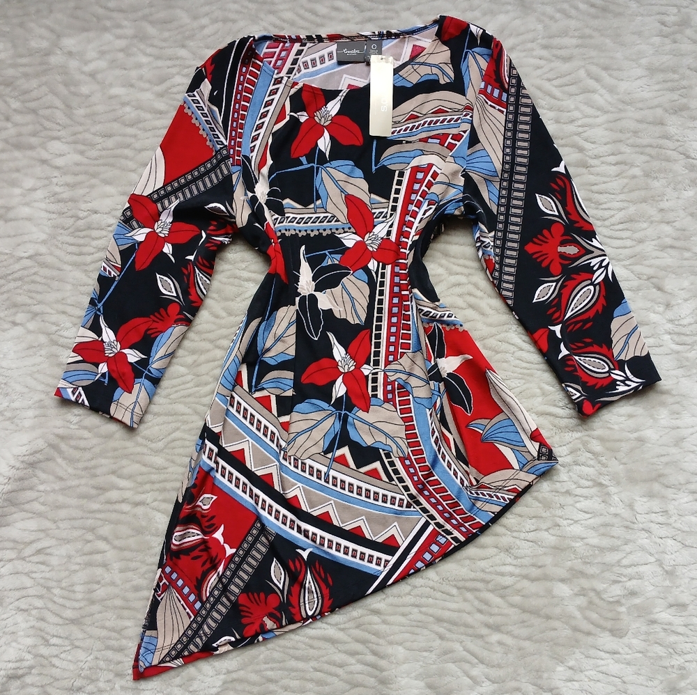 Chico's Multicolor Geometric Dress